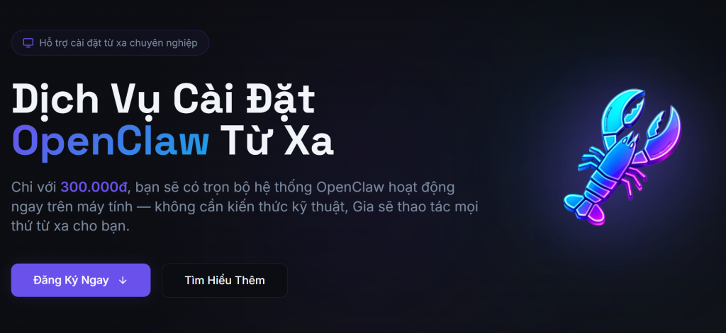 hỗ trợ cài đặt openclaw 